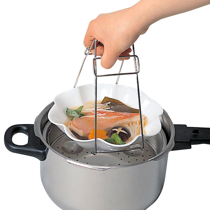 Kai Stainless Steel Custard Holder Tongs Dishwasher Safe Made in Japan