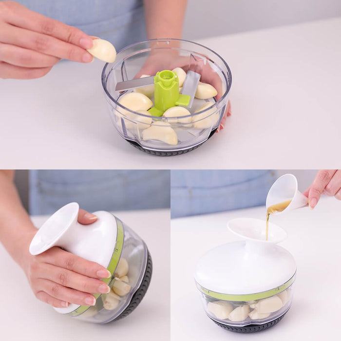 Kai Korokoro Chopper Multi-Purpose Vegetable Chopper With Funnel Dh8231