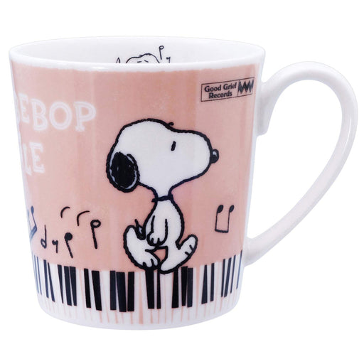 Kanesho Pottery Snoopy Peanuts Large Mug 350ml Music Design Made in Japan-Kiichin - The #1 Place for Japanese Goods in Your Hand!