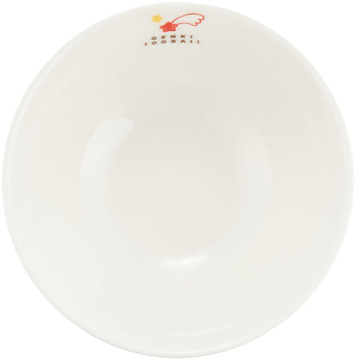 Kanesho Pottery Lets Go Anpanman 11cm Ceramic Rice Bowl Nakayoshi Series White-Kiichin - The #1 Place for Japanese Goods in Your Hand!