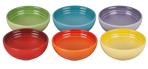 Le Creuset Stoneware Mini Bowls 7cm Rainbow Set of 6 Heat Resistant Safe-Kiichin - The #1 Place for Japanese Goods in Your Hand!