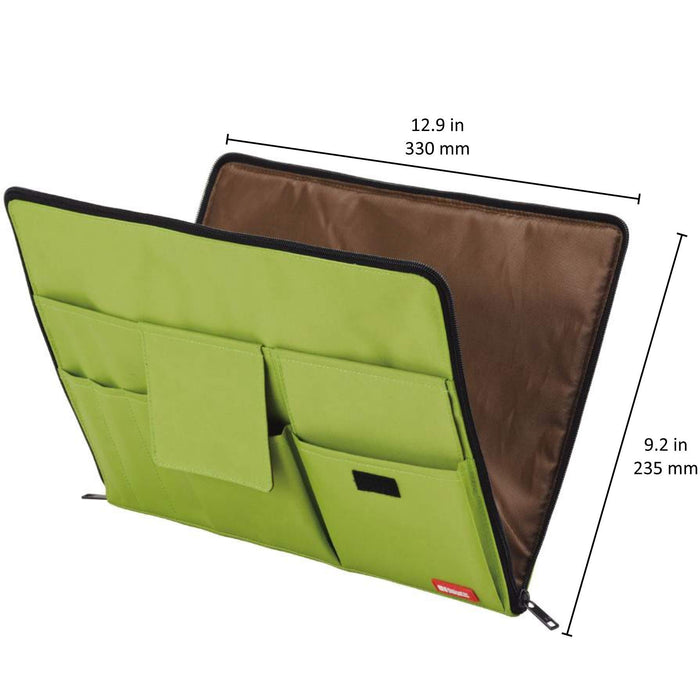 Lihit Lab A7554-9 Brown A4 Inner Bag in Bag Japan Organizer Sleeve-Kiichin - The #1 Place for Japanese Goods in Your Hand!