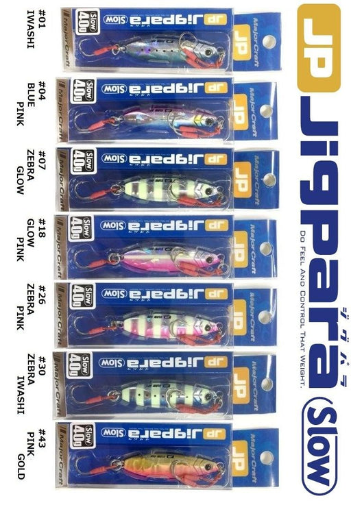 Major Craft Jigpara 40G Shore Slow Zebra Sardine Jig-Kiichin - The #1 Place for Japanese Goods in Your Hand!