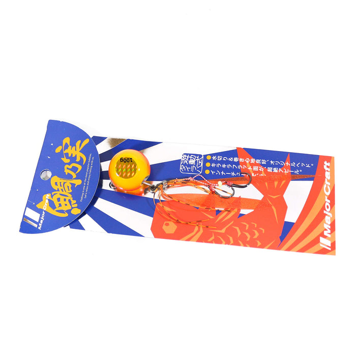Major Craft Metal Jig Tai Chisel 100G Gold Orange — TM-100/#5-Kiichin - The #1 Place for Japanese Goods in Your Hand!