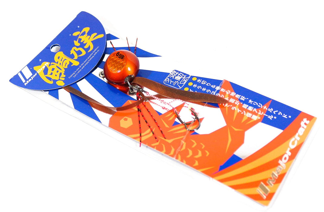 Major Craft Metal Jig Tai Chisel 80G Red TM-80/#7-Kiichin - The #1 Place for Japanese Goods in Your Hand!