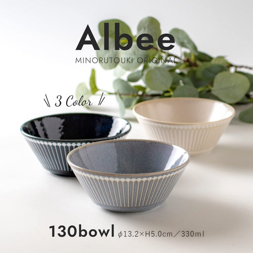 Minoru Pottery Mino Ware Albee Beige Bowl Set 130 Pack-Kiichin - The #1 Place for Japanese Goods in Your Hand!