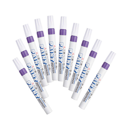 Mitsubishi Pencil Purple Paint Marker Medium Point - Pack of 10-Kiichin - The #1 Place for Japanese Goods in Your Hand!