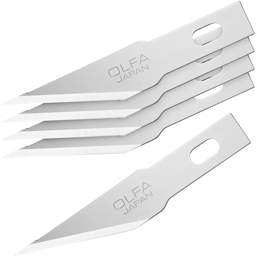 Olfa Art Knife Pro 5-Piece Replacement Straight Blade Set XB157T-Kiichin - The #1 Place for Japanese Goods in Your Hand!