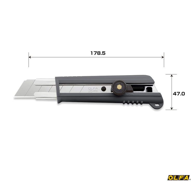 Olfa Non-Slip H-Type Cutting Tool Gray for Precision and Safety-Kiichin - The #1 Place for Japanese Goods in Your Hand!