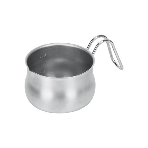 Pearl Metal Cook Pot 12cm Stainless Steel with Scale for Gas Stove Japan-Kiichin - The #1 Place for Japanese Goods in Your Hand!