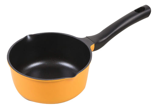 Pearl Metal Yellow Frying Pan 14Cm Blue Diamond Coating HB-4504-Kiichin - The #1 Place for Japanese Goods in Your Hand!