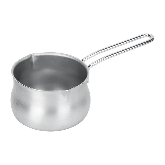 Pearl Metal Satina Stainless Steel Milk Pan 14Cm Induction Compatible Japan-Kiichin - The #1 Place for Japanese Goods in Your Hand!