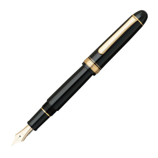 Platinum Fountain Pen - Bold #3776 Century Black In Black Size 139.5X15.4mm 20.5g Weight-Kiichin - The #1 Place for Japanese Goods in Your Hand!