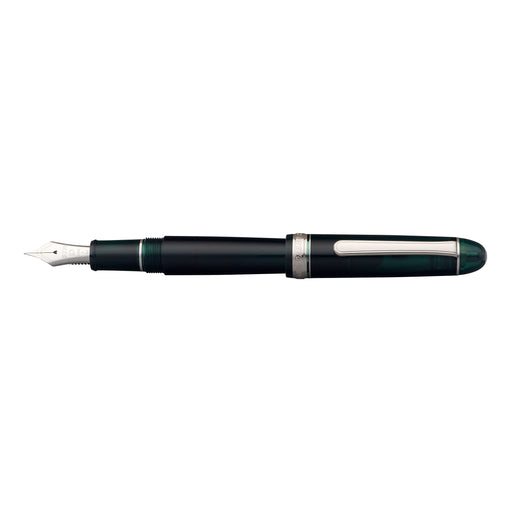 Platinum Fountain Pen - #3776 Century Medium Point Laurel Green Rhodium 20.5g - #41-3-Kiichin - The #1 Place for Japanese Goods in Your Hand!