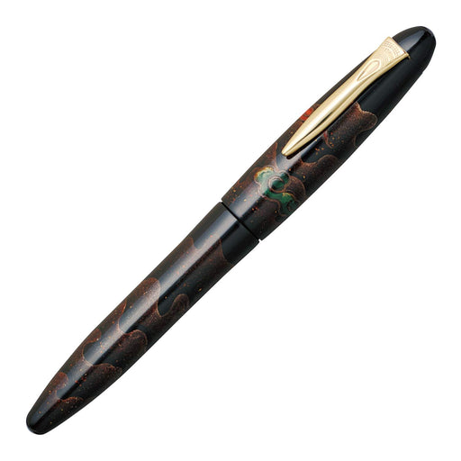 Platinum Izumo Yakumo Silver Line Fountain Pen Dual-Use Bold B Regular Import-Kiichin - The #1 Place for Japanese Goods in Your Hand!