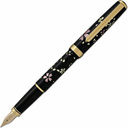 Platinum Fountain Pen Bisaku Modern Makie Medium Point Cherry Blossom Fubuki-Kiichin - The #1 Place for Japanese Goods in Your Hand!