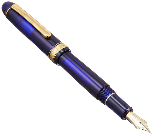 Platinum Century Chartres Blue Fountain Pen Medium Point PNB-13000#51-3-Kiichin - The #1 Place for Japanese Goods in Your Hand!