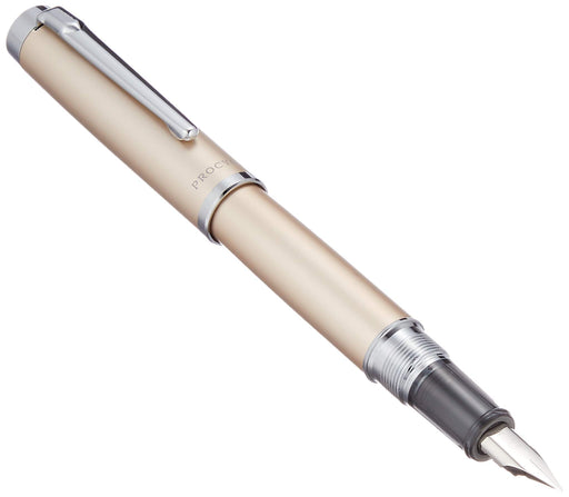 Platinum Fountain Pen Medium Nib Dual-Use Champagne Gold Regular Import Pns-8000 78-3-Kiichin - The #1 Place for Japanese Goods in Your Hand!