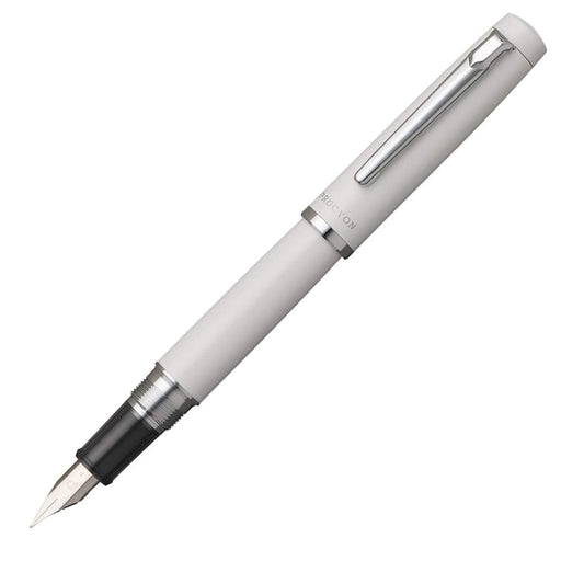 Platinum Niprocion White Porcelain Fountain Pen Medium Nib Dual-Use - PNS-5000-Kiichin - The #1 Place for Japanese Goods in Your Hand!