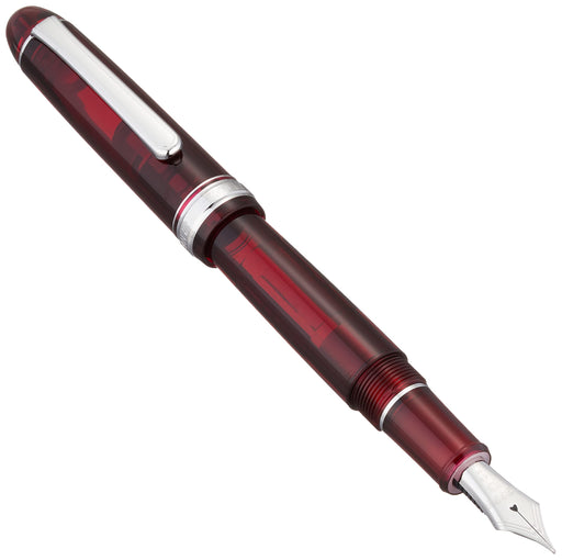 Platinum Fountain Pen 3776 Century Medium Point Rhodium Finish Burgundy PNB-18000CR Dual Use-Kiichin - The #1 Place for Japanese Goods in Your Hand!