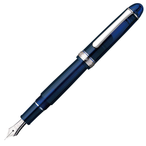 Platinum Fountain Pen 3776 Century Chartres Blue Medium Point Rhodium Finish Dual-Use-Kiichin - The #1 Place for Japanese Goods in Your Hand!