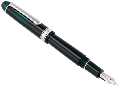 Platinum Fountain Pen 3776 Century Laurel Green Medium Point Rhodium Finish Dual-Use-Kiichin - The #1 Place for Japanese Goods in Your Hand!