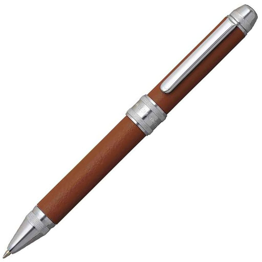 Platinum Fountain Pen Multifunctional Double Action Cow Leather Wrapped - Camel MWBL-3000#62-Kiichin - The #1 Place for Japanese Goods in Your Hand!