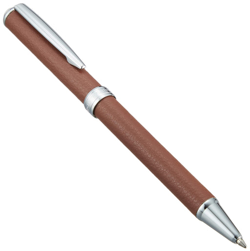 Platinum Fountain Pen Bsl-3400#62 - Genuine Cow Leather Camel - Oil-Based Ballpoint Pen-Kiichin - The #1 Place for Japanese Goods in Your Hand!