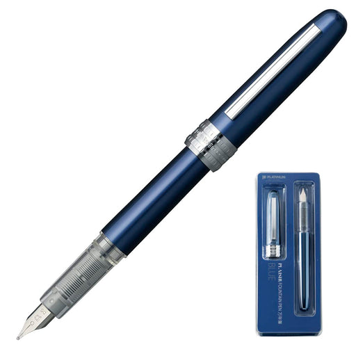 Platinum Brand Plaisir Pgb-1000#56 Blue Fountain Pen - High-Quality Ink Dispenser-Kiichin - The #1 Place for Japanese Goods in Your Hand!