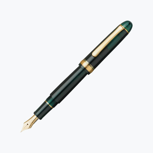 Platinum #3776 Century Extra Thick Fountain Pen in Laurel Green-Kiichin - The #1 Place for Japanese Goods in Your Hand!
