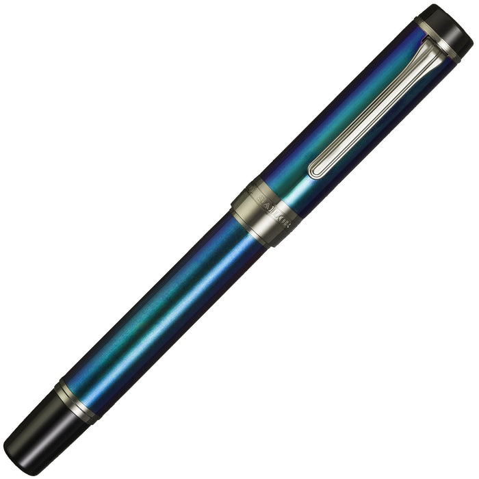 Sailor Cylint Lagoon Fountain Pen Medium Nib Colored Stainless Steel