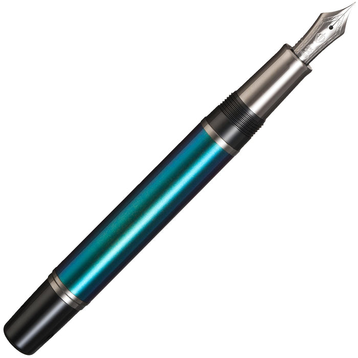 Sailor Cylint Lagoon Fountain Pen Medium Nib Colored Stainless Steel