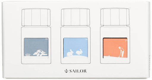 Sailor Fountain Pen Harappa Tenbaisuri 3 Color Set Bottle Ink 10mm - 13-2400-002-Kiichin - The #1 Place for Japanese Goods in Your Hand!