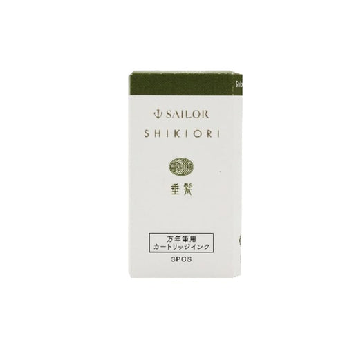 Sailor Fountain Pen Shikiori Water-Based Dye Cartridges 3 Pieces - 13-0350-227-Kiichin - The #1 Place for Japanese Goods in Your Hand!