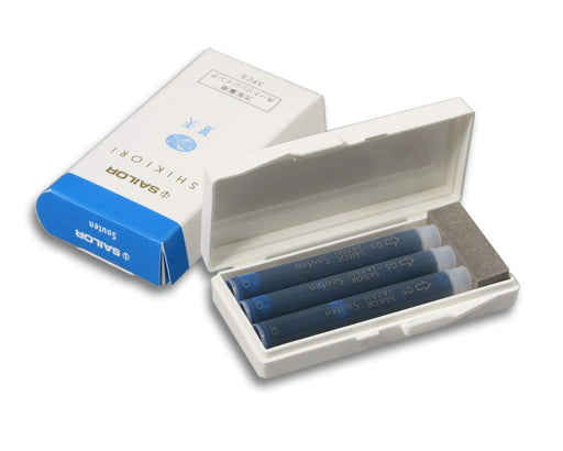Sailor Fountain Pen Ink Cartridges - Shiki Ori Soten - Pack of 3 Pieces-Kiichin - The #1 Place for Japanese Goods in Your Hand!