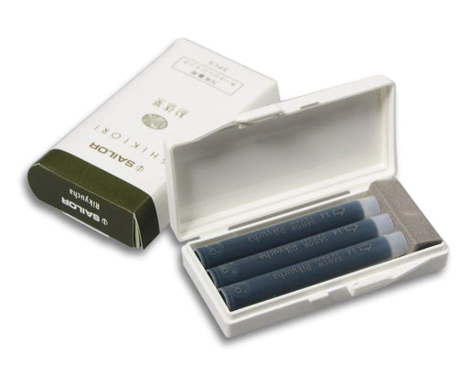Sailor Fountain Pen Shikiori Rikyu Tea Ink Cartridge (3 Pieces)-Kiichin - The #1 Place for Japanese Goods in Your Hand!