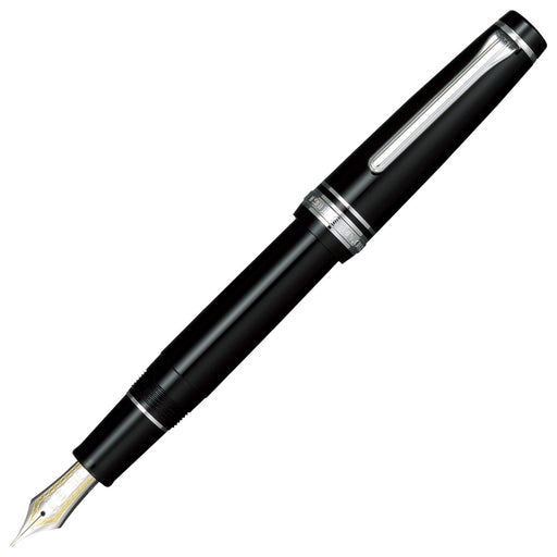 Sailor Fountain Pen Professional Gear Silver Black Bold 11-2037-620-Kiichin - The #1 Place for Japanese Goods in Your Hand!