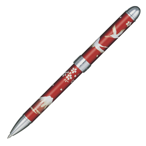 Sailor Fountain Pen Multi-Function 2-Color Sharp Elegant Makie Crane Red 16-0334-230-Kiichin - The #1 Place for Japanese Goods in Your Hand!