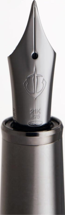 Sailor Fountain Pen Nagatogi Large 21K Gold Black Trim Medium Fine 10-7119-320