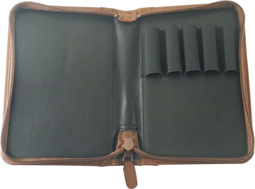 Sailor Fountain Pen Collection Case Brown Holds 5 Pens Model 79-1500-280-Kiichin - The #1 Place for Japanese Goods in Your Hand!