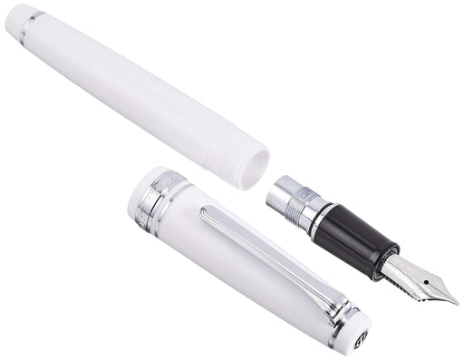 Sailor Professional Gear Slim Fountain Pen Bold Silver White 11-1222-610-Kiichin - The #1 Place for Japanese Goods in Your Hand!