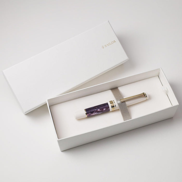 Sailor Fountain Pen Rencontre Raisin Medium Fine Nib Model 11-2231-332