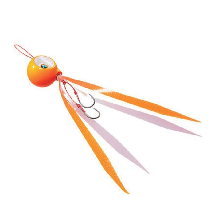 Shimano 200G Metal Jig Tairaba Engetsu Tiger Bakubaku Orange Flasher-Kiichin - The #1 Place for Japanese Goods in Your Hand!