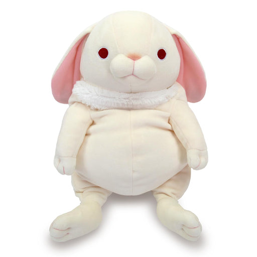 Shinada Global Mochi Rabbit Lop Ears White (L) 22x22x30cm-Kiichin - The #1 Place for Japanese Goods in Your Hand!