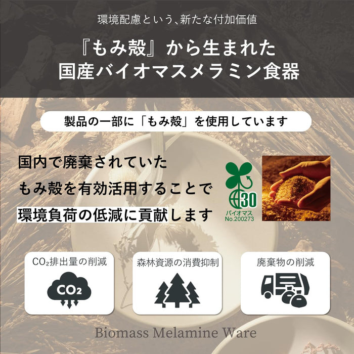 Daiwa 12cm Slate Gray Deep Plate Dishwasher-Safe Melamine Made in Japan