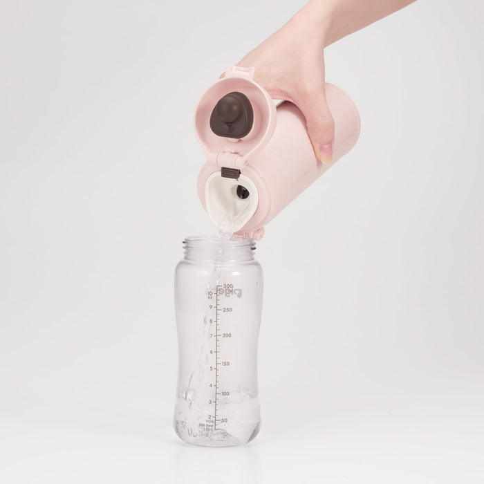 Thermos 350ml Stainless Steel Water Bottle Miffy Design Light Pink