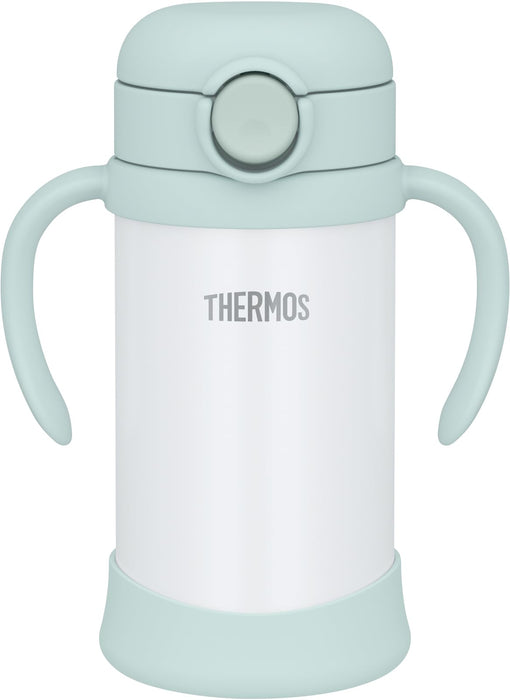 Thermos Vacuum Baby Straw Mug 350Ml Mint Keeps Drinks Cold FJT-350 Mnt