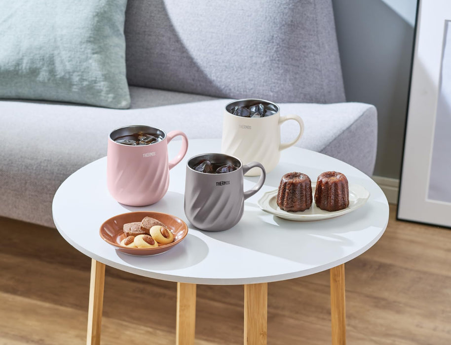 Thermos Vacuum Insulated Pink Mug 350Ml Dishwasher Safe Hot Cold Cute Design