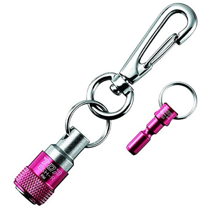 Top Kogyo Aluminum Key Adapter Set Red Portable w/ Bit Socket Holder Esh-Rna-Kiichin - The #1 Place for Japanese Goods in Your Hand!