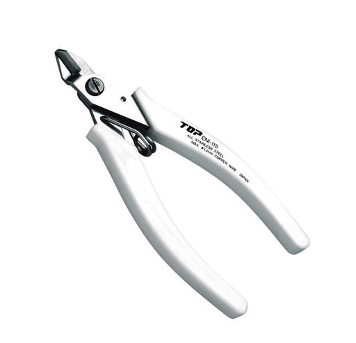 Top Kogyo Electro Nippers 1.2mm Stainless Steel Spring-Loaded Bent Type-Kiichin - The #1 Place for Japanese Goods in Your Hand!